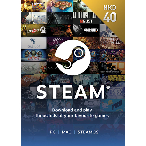 Steam預付卡80HKD